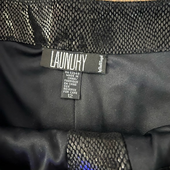 Leather/Suede Black pant - Picture 2 of 4